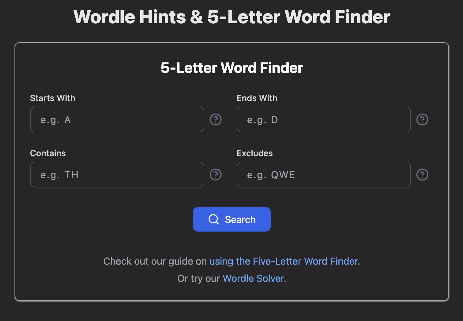 How to Use Five Letter Word Finder